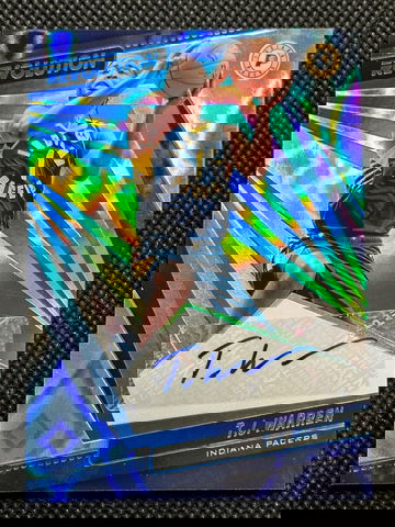 2021 22 Panini Revolution TJ WARREN Auto Infinite Parallel /25 #AG-TJW