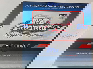 2020 Topps Chrome Sapphire Edition F1 Formula 1 Sealed Box