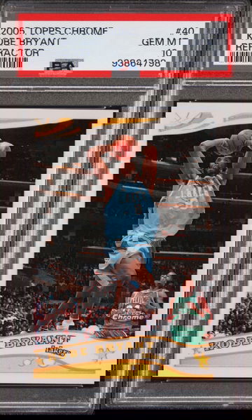 2005 Topps Chrome Kobe Bryant Refractor /999 PSA 10