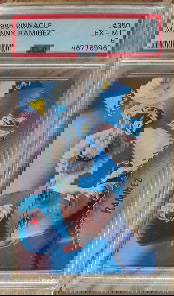 1995 Pinnacle Manny Ramirez PSA 6