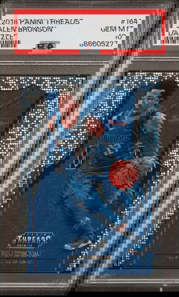 2018 Threads Jalen Brunson #164 dazzle PSA 10 Gem mint