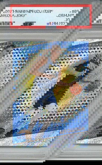 2017 PANINI REVOLUTION #98 NIKOLA JOKIC CARD DENVER NUGGETS PSA 10 LOW POP