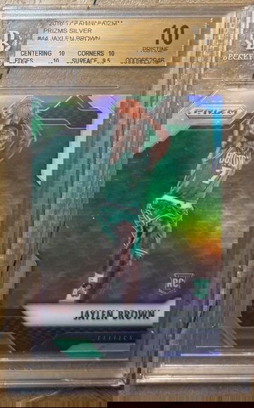 2016 Panini Prizm Jaylen Brown Rookie Silver Prizm BGS 10