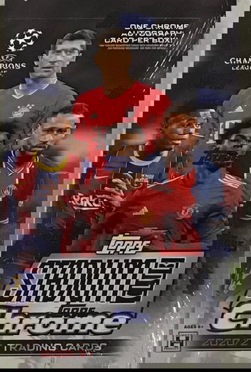 2020-21 TOPPS STADIUM CLUB CHROME SOCCER UEFA CHAMPIONS LEAGUE HOBBY BOX - SUPPORT A LOCAL CARD SHOP!