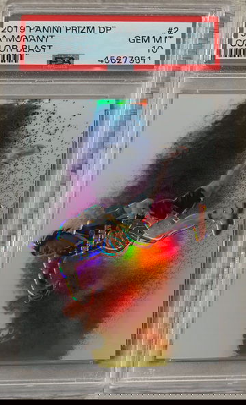 2019 Panini Prizm DP Ja Morant Color Blast PSA 10