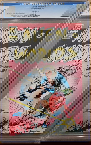 Alien Worlds #2 CGC 9.8 WHITE PAGES Dave Stevens cover Pacific Comics 1983