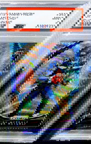 2019 PANINI PRIZM DK METCALF BLUE WAVE ROOKIE RC /199 #343 PSA 9 MINT