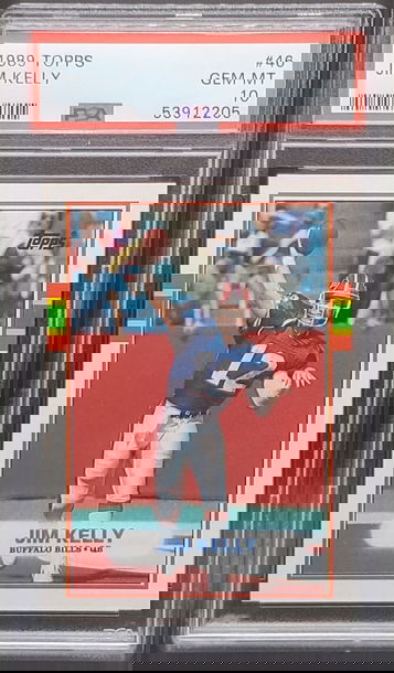 1989 Topps #46 Jim Kelly PSA 10 GEM MINT Buffalo Bills