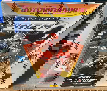 2021 FOTL Prizm Collegiate Draft Picks Football Hobby Box