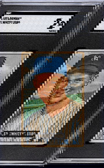 1951 BOWMAN WHITEY FORD ROOKIE #1 SGC 2