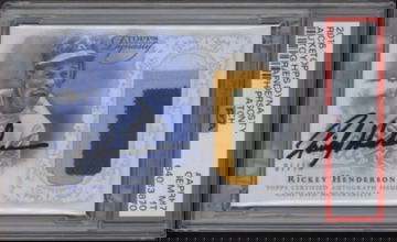 2015 Topps Dynasty Rickey Henderson