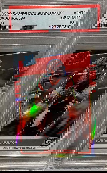 2020 Panini Donruss Optic Joe Burrow RC Holo PSA 10