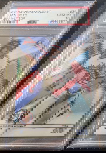 2018 Bowmans Best Juan Soto Refractor PSA 10