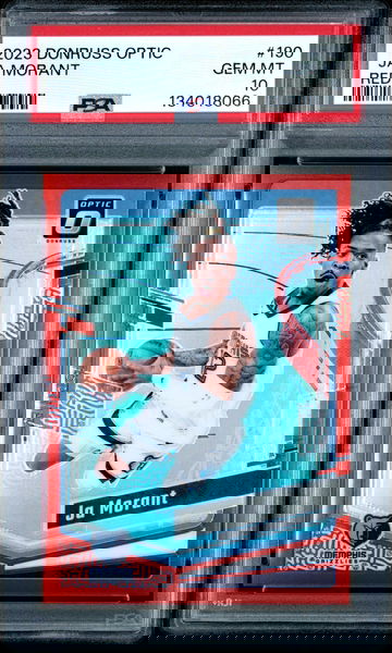 2023 Donruss Optic Ja Morant Red Prizm /99 PSA 10 Grizzlies Pop 1