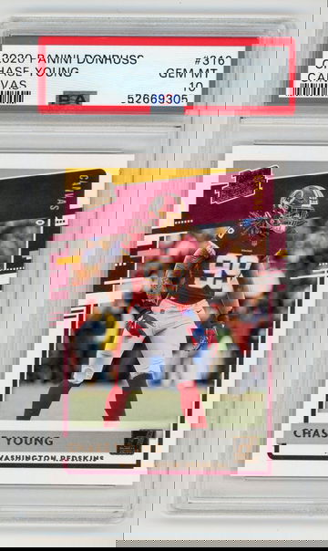 2020 Donruss Chase Young Canvas PSA 10 Gem Mint