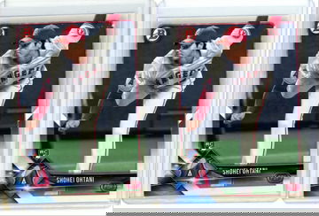 2018 Bowman #49 Shohei Ohtani-2 card lot