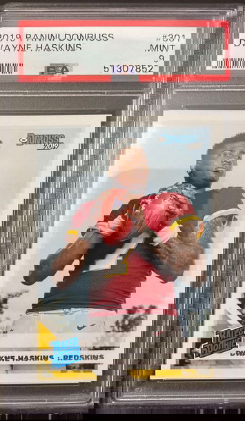 2019 donruss dwayne haskins psa 9
