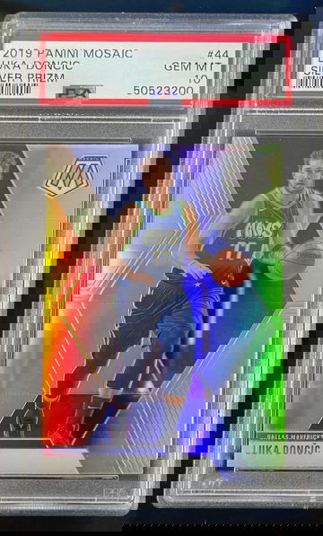 Luka Doncic Mosaic Silver PSA 10