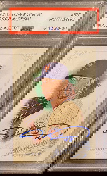 2015 Topps Heritage Jacob DeGrom Auto