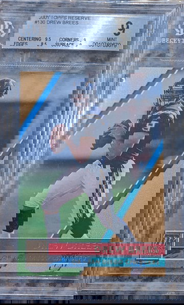 2001 Topps Reserve Drew Brees 668/999  #130