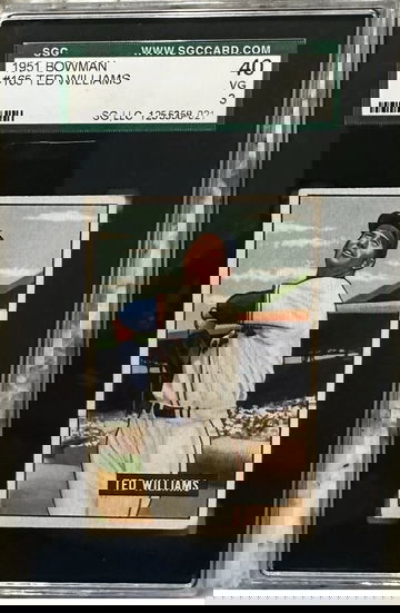 1951 Bowman Ted Williams SGC 3