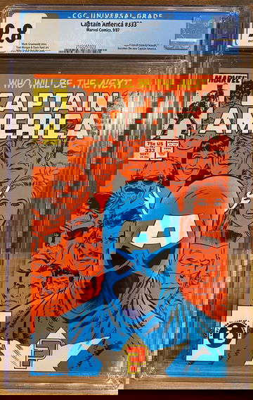 Captain America #333 CGC 9.8 1st John Walker as Captain America