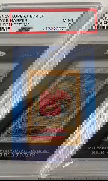 2012 Topps Update Bryce Harper Silk Collection /50 PSA 9