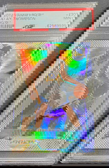 2012 Panini Prizm Silver Prizm #203 Klay Thompson RC PSA 9 Mint