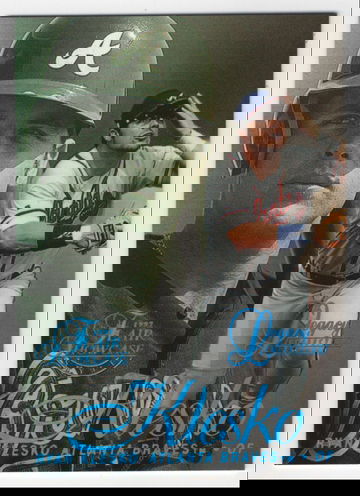 1997 FLAIR SHOWCASE LEGACY ROW 2 - 087 OF 100 RYAN KLESKO # 118