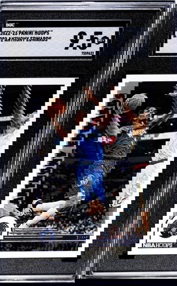 2022-23 Panini Hoops #292 Anthony Edwards SGC 9.5