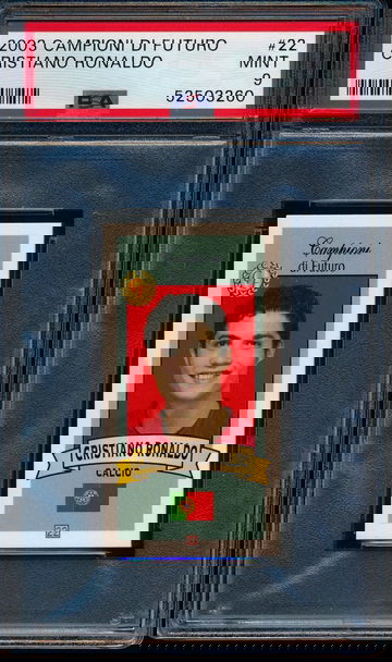 2003 Campioni Di Futuro Cristiano Ronaldo PSA 9 Mint