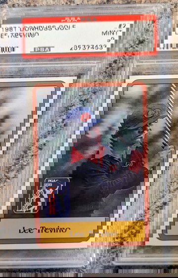 1981 Donruss Lee Trevino PSA 9 Golf