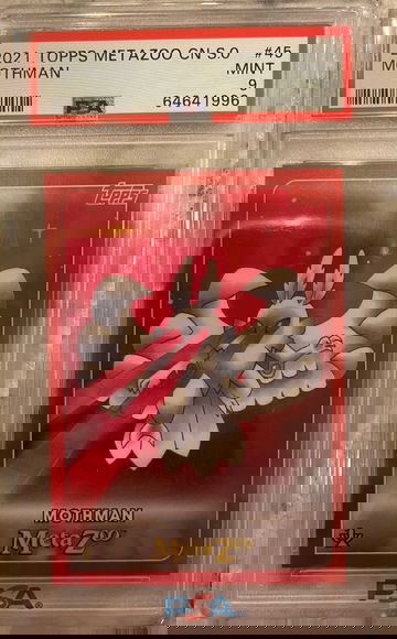 2021 Topps Metazoo MOTHMAN Cryptid Nation Series 0 #45 PSA 9 Mint