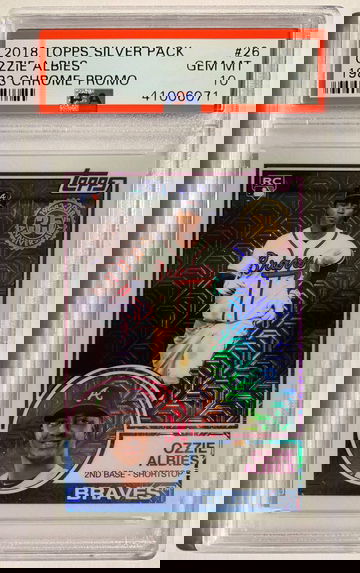 2018 Topps Silver Pack Ozzie Albies PSA 10