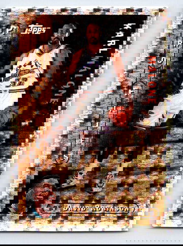 1996 97 Topps KARL MALONE David Robinson Pro Files #PF18