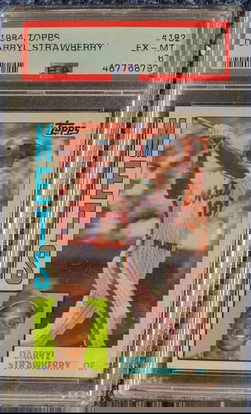 1984 Topps Darryl Strawberry PSA 6