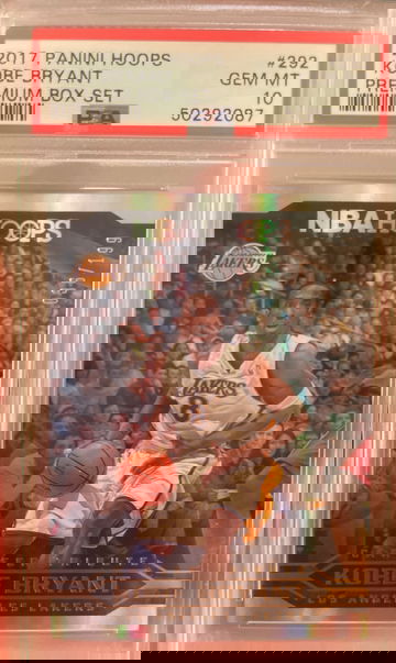 2017 hoops Kobe Bryant premium box set PSA 10 36/199