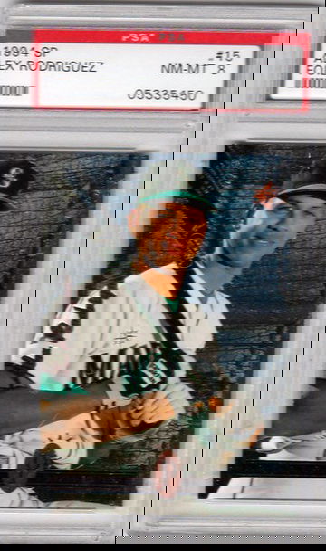 1994 SP Alex Rodriguez PSA 8