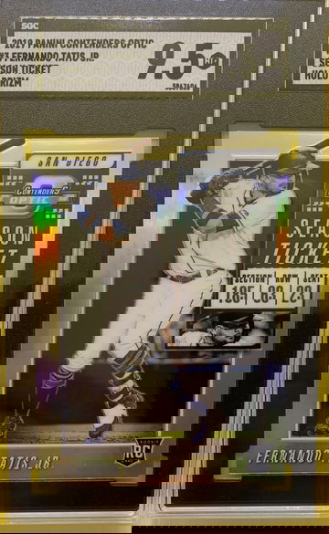 2019 Panini Contenders Optic Silver Holo Prizm Fernando Tatis Jr. RC - SGC Mint MT+