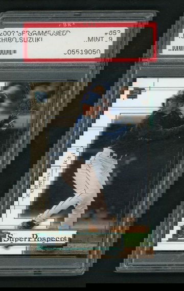 2001 SP Game-Used Ichiro Suzuki #63 /500 PSA 9