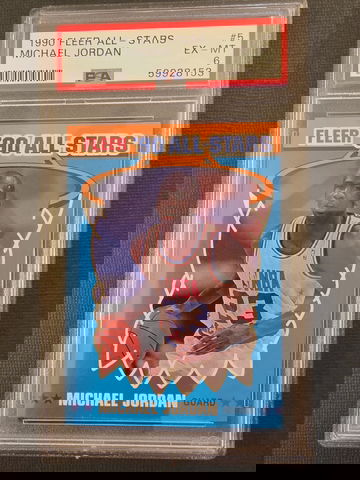 1990 Fleer All-Stars #5 Michael Jordan PSA 6