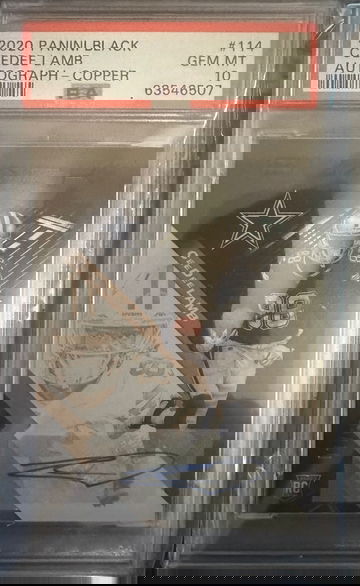 2020 Panini Black CeeDee Lamb Copper PSA 10