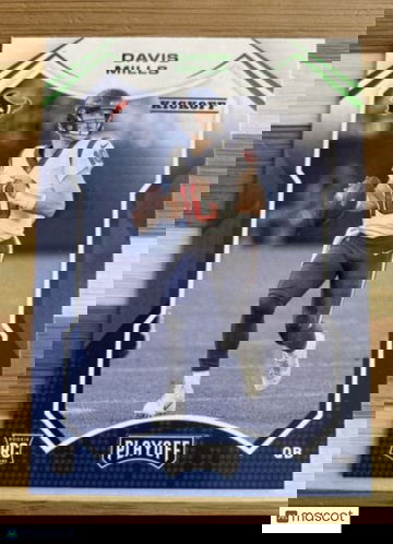 🔥Davis Mills 2021 Panini Playoff Green Foil Kickoff RC #223 Houston Texans