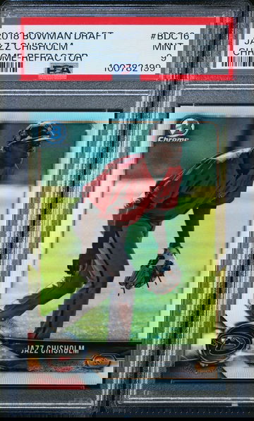 2018 Bowman Draft Jazz Chisholm Chrome Refractor #BDC16 Miami Marlins PSA 9 Mint