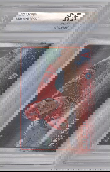 2015 Topps #300 Mike Trout BGS 8.5