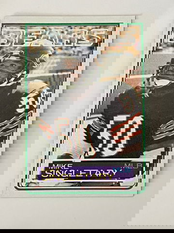 1983 Mike Singletary RC Topps #38 (EX-NM)