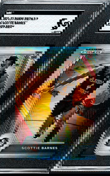 2021-22 Panini Prizm Draft Picks Prizms Silver #6 SCOTTIE BARNES RC