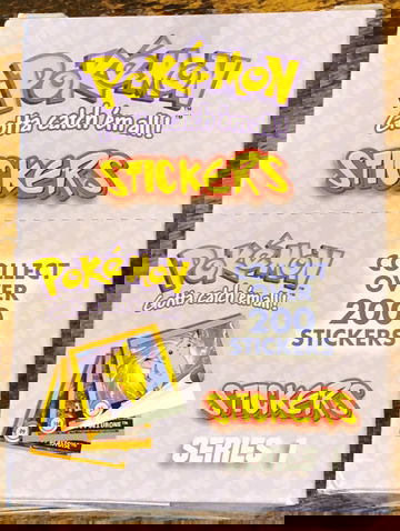 1999 Pokémon ArtBox Stickers Box