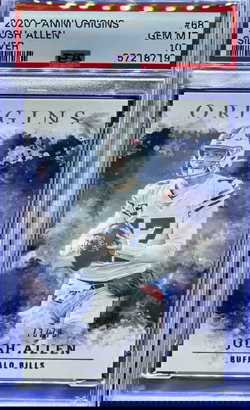 2020 Panini Origins JOSH ALLEN Silver 73/79 PSA 10 Gem Mint SP Buffalo Bills SP