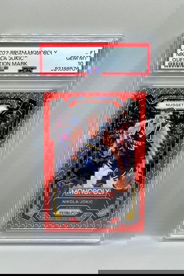 2023-24 Prizm Monopoly NBA Nikola Jokic #1 Question Mark SP Parallel /25 PSA 10